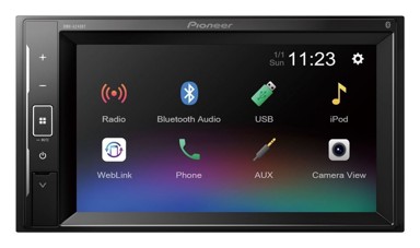 PIONEER Auto radio DMH-A240BT 2-DIN 6,2" zaslon MOSFET 4×50W Bluetooth Android Apple